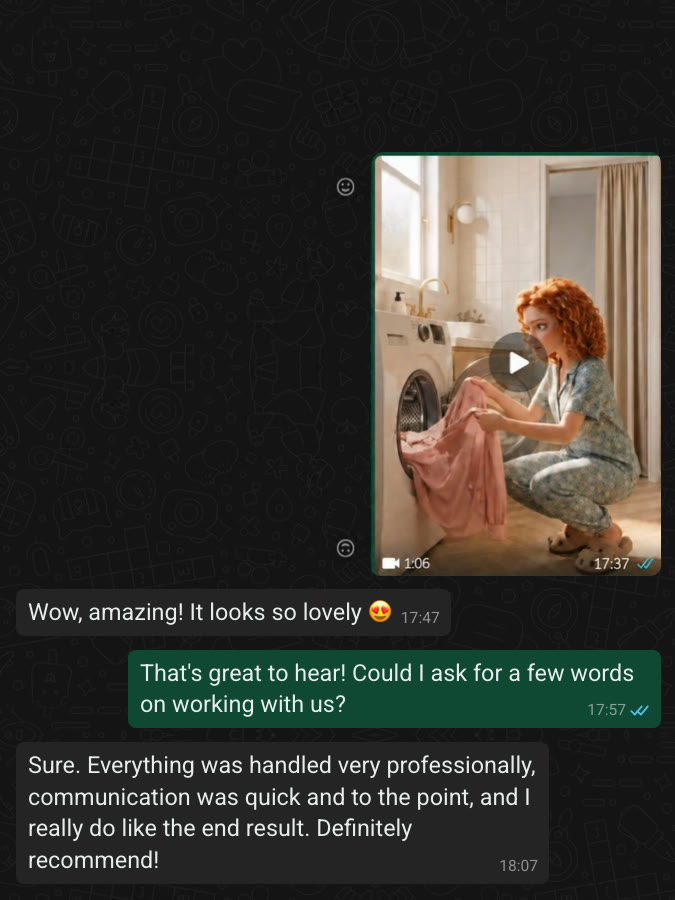 Customer review screenshot