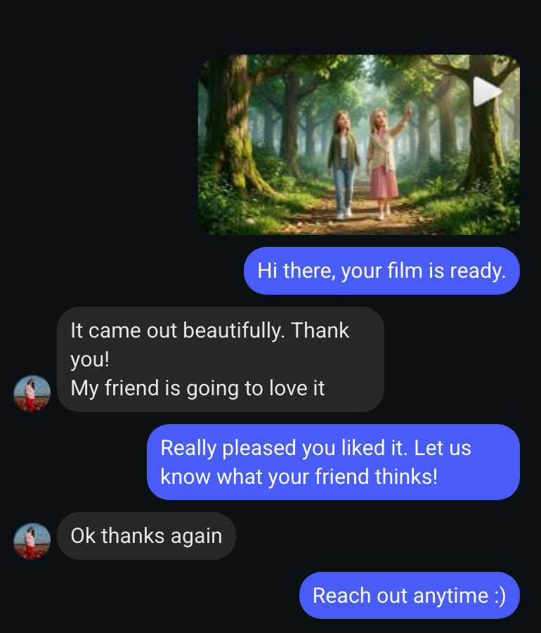 Customer review screenshot