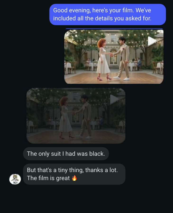 Customer review screenshot